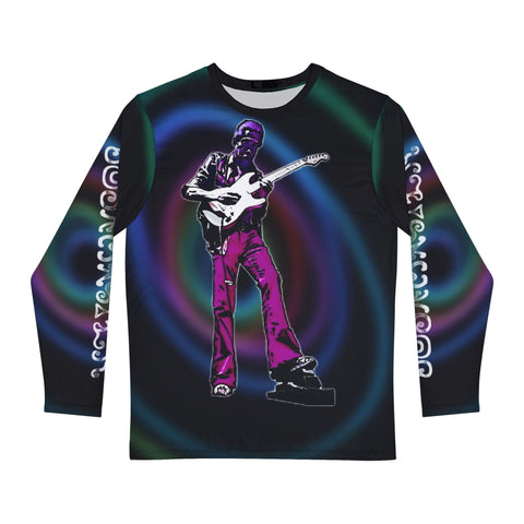 Gary Groovy Wah - Men's Long Sleeve Shirt (AOP) - Groovy Gary