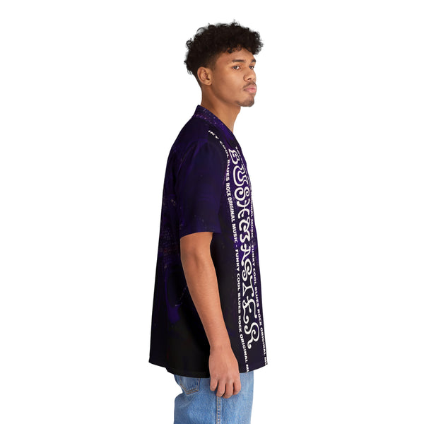Bushmaster Purple Men's Hawaiian Shirt (AOP)
