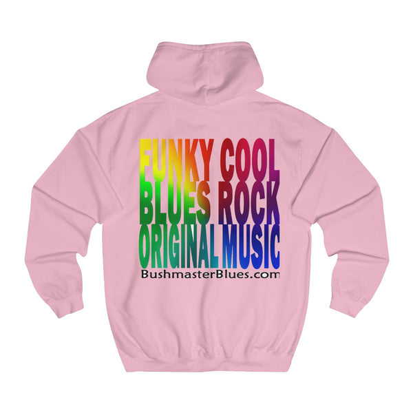 Bushmaster - FunkyCoolBluesRockOriginalMusic - Unisex College Hoodie