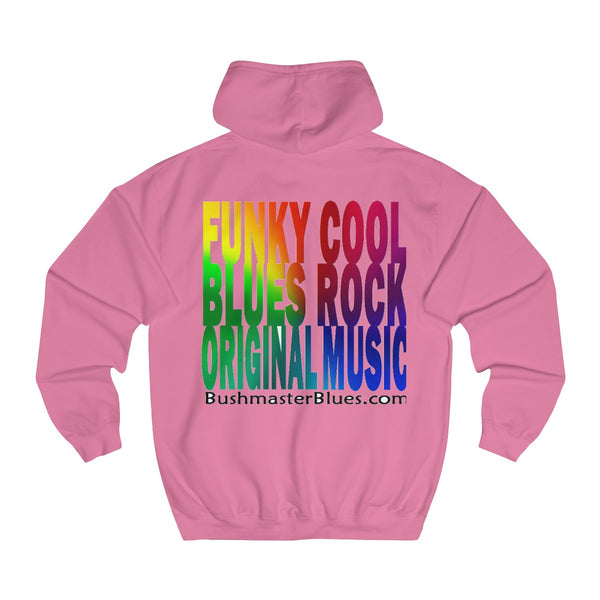 Bushmaster - FunkyCoolBluesRockOriginalMusic - Unisex College Hoodie