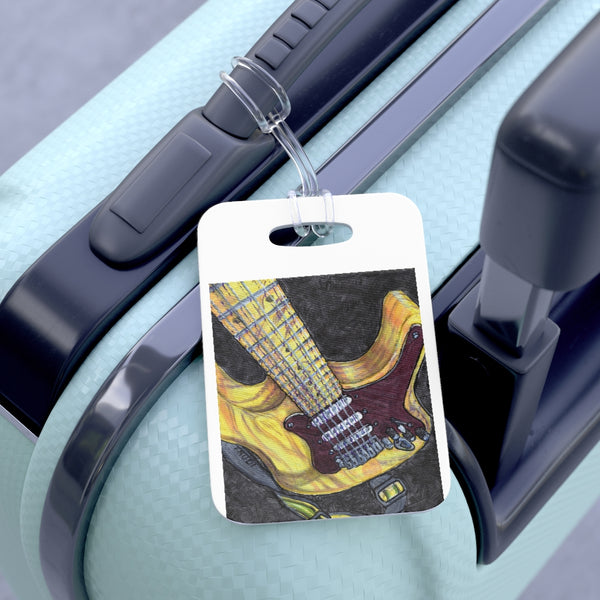Guitar Portrait - Bag Tag