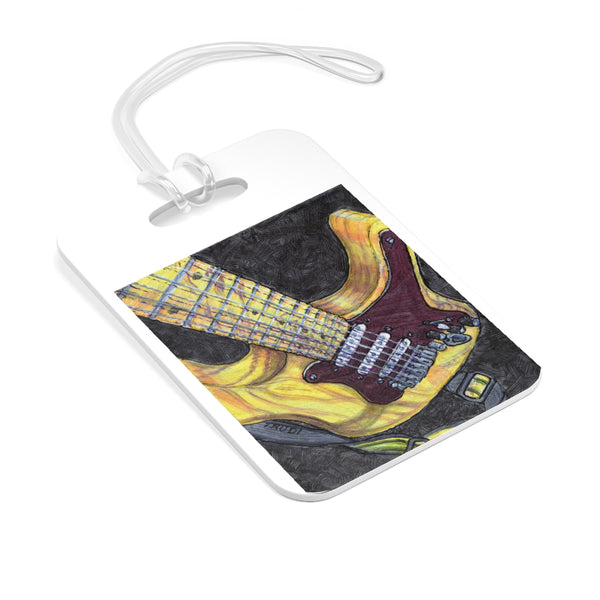 Guitar Portrait - Bag Tag