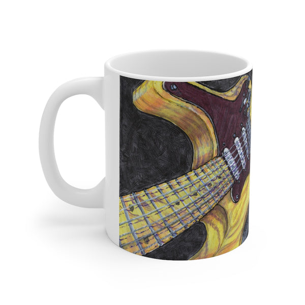 Guitar Portrait - Ceramic Mug 11oz